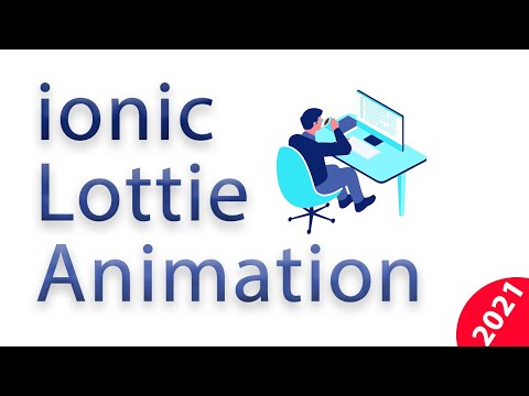 ionic lottie animation tutorial