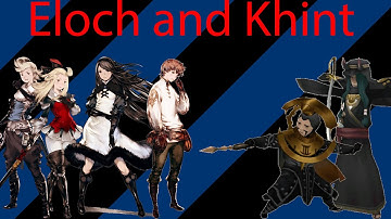 Battle vs. Eloch and Khint | Time Mage and Spell Fencer | Bravely Default (3DS)
