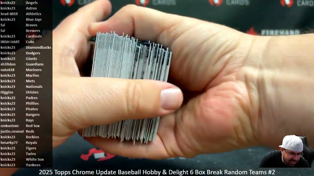 3/30/2026 2025 Topps Chrome Update Baseball Hobby & Delight 6 Box Break Random Teams #2