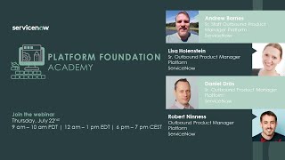 Platform Academy Session #1: What's new in Quebec for the Now Platform? screenshot 4
