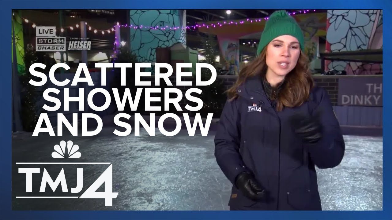 Scattered rain showers and gusty winds moving in - YouTube