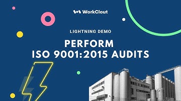 Lightning Demo - Performing ISO 9001:2015 Audits
