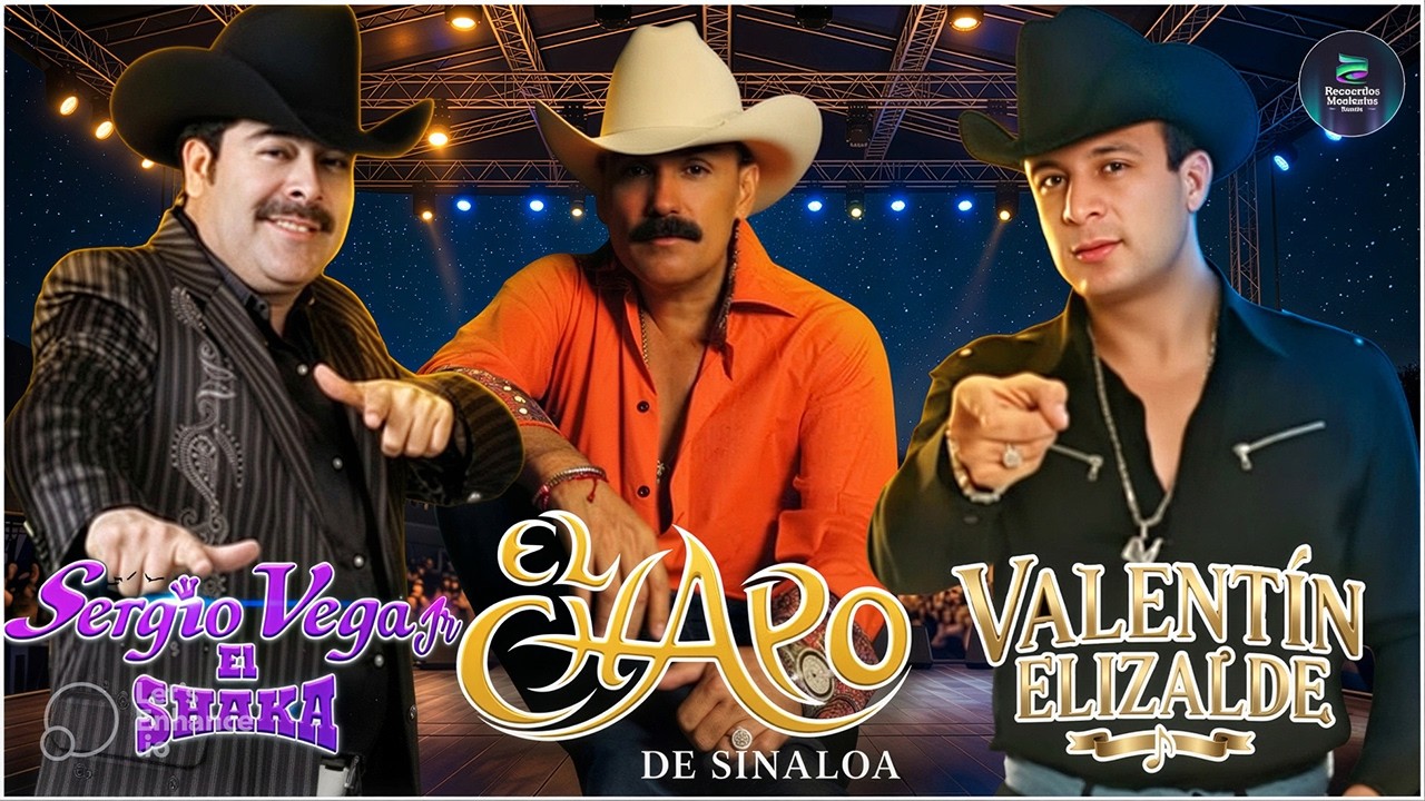 🎶Valentín Elizalde, Sergio Vega, El Chapo - Éxitos Mix 🔥 Leyendas Sinaloenses