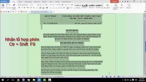 Cách xóa link, remove toàn bộ link trong Word