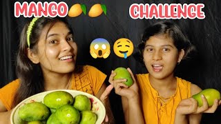 MANGO CHALLENGE |Mango Challenge whit My Sister |Food Challenge