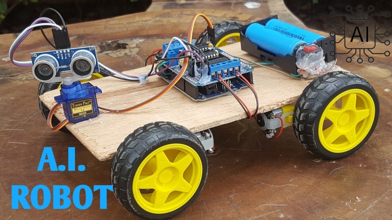 How to make an obstacle avoiding robot using Arduino #arduino #diy # ...