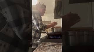 Making Pattie’s using left overs, Refried beans, Spanish rice, cooked millet, masa, water