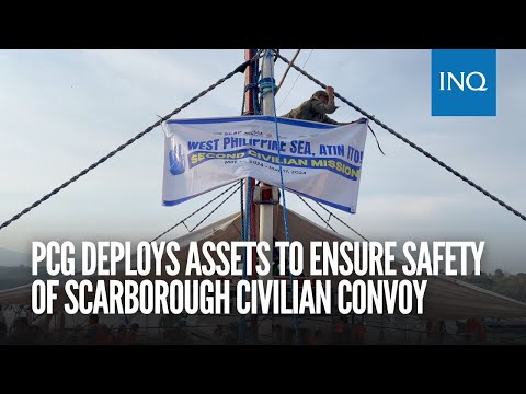 PCG deploys assets to ensure safety of Scarborough civilian convoy