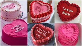 Romantic Theme Valentine's day cakes || anniversary cakes decoration ideas // love theme cakes ideas