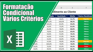 Formatação Condicional com Vários Critérios em Excel