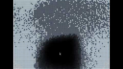 Diffusion of a resource on a grid