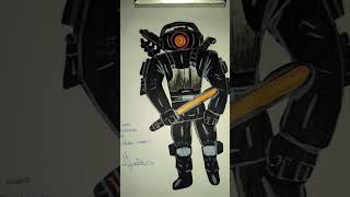 dibujo del speaker man elite nuevo ( blader runner) gracias a @Dibupablo