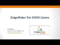 EdgeRater For HGSI Users Webinar