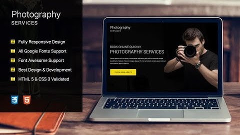 Photography Website Templates - Best Website Templates for Photographers | Olanding.com