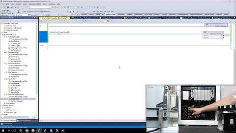 Studio 5000 V32 Structured Text One-Shot Input-Output Controlling a Light (OSRI Instruction)