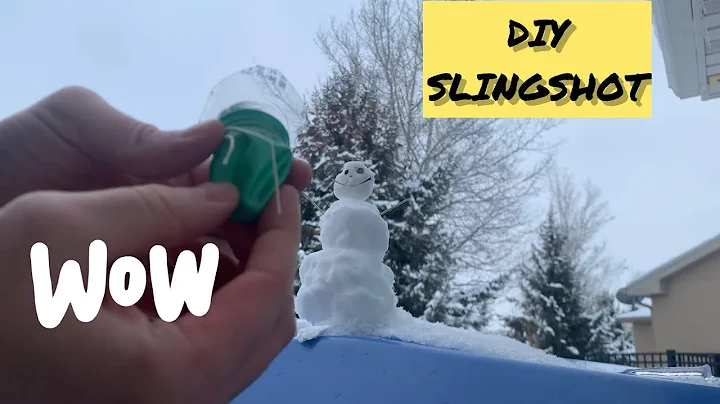 How to make a powerful diy slingshot with a balloon #diy