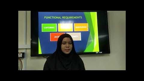 VIDEO OF PRESENTATION IMD 212 (INTRODUCTION TO ELECTRONIC RECORD KEEPING) KPTM KOTA BHARU