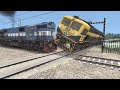 Train vs Train #2 - Two Trains Crossing each other at Diamond Crossing | Train Simulator 2022