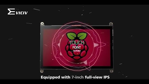 EVICIV 7 Inch Raspberry Pi 4 Portable Rasberry Monitor Touch Screen