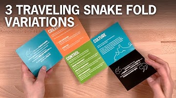 3 Traveling Snake Fold Variations