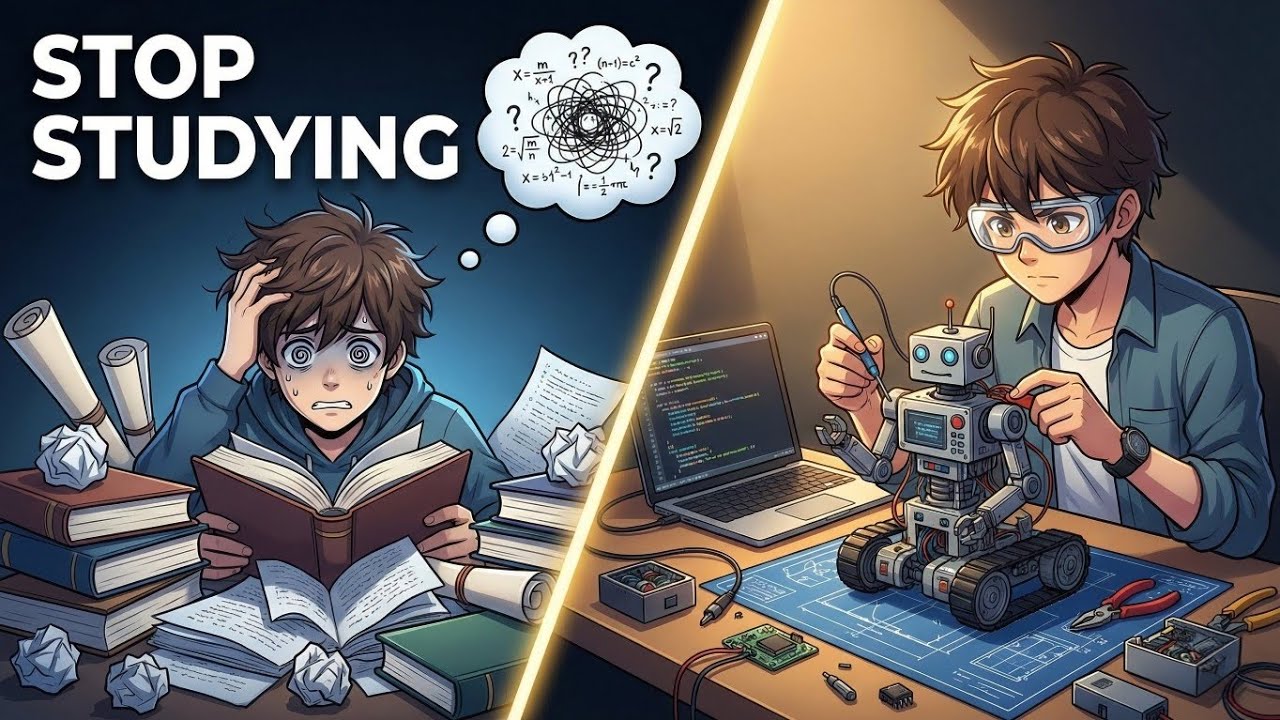 Why Studying Makes You Slow (And Solving Makes You Smart)