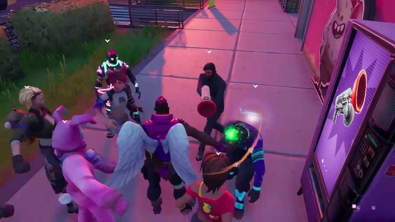 Emote Battles with RARE Brite Blaster Skin! (Rare Item Shop Skins)