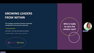 MGT 638 | Final Presentation | Growing Leaders From Within