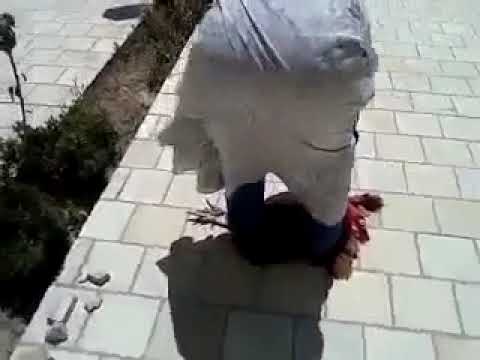 A Girl Slaughters A Chicken