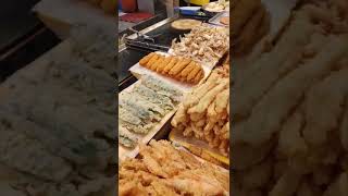 새우,고추,게 튀김 (속초 중앙시장) 겨울 밤에..