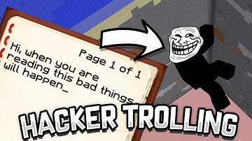 MINECRAFT HACKER TROLLING