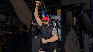 Single arm cable shoulder press #cable #shoulder #workout #pulley #youtubeshorts #shorts #reels