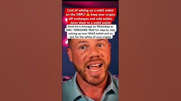 🚨Cost of setting up a wallet on the XRPL. #xrp #crypto #web3