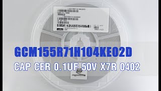 Murata Ceramic Capacitors GCM155R71H104KE02D