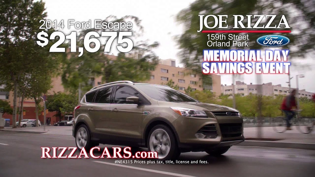 Joe Rizza Ford Orland Park Memorial Day Savings Event Youtube