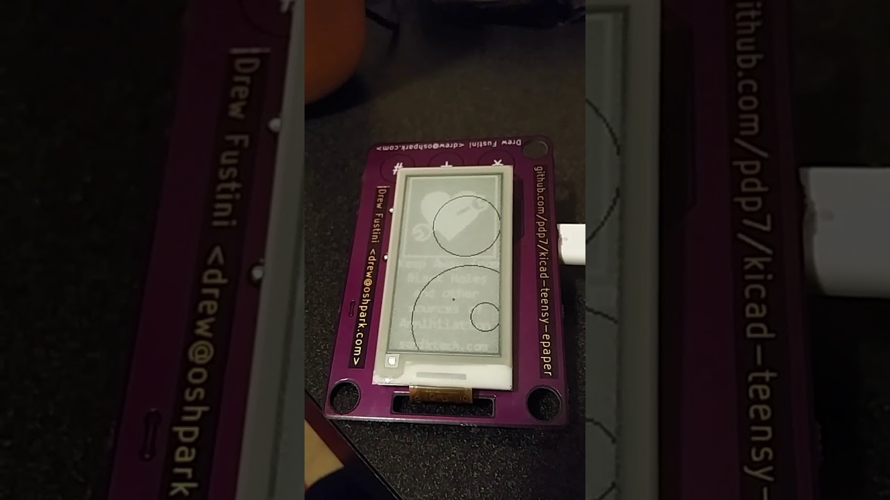 EPD215 partial update