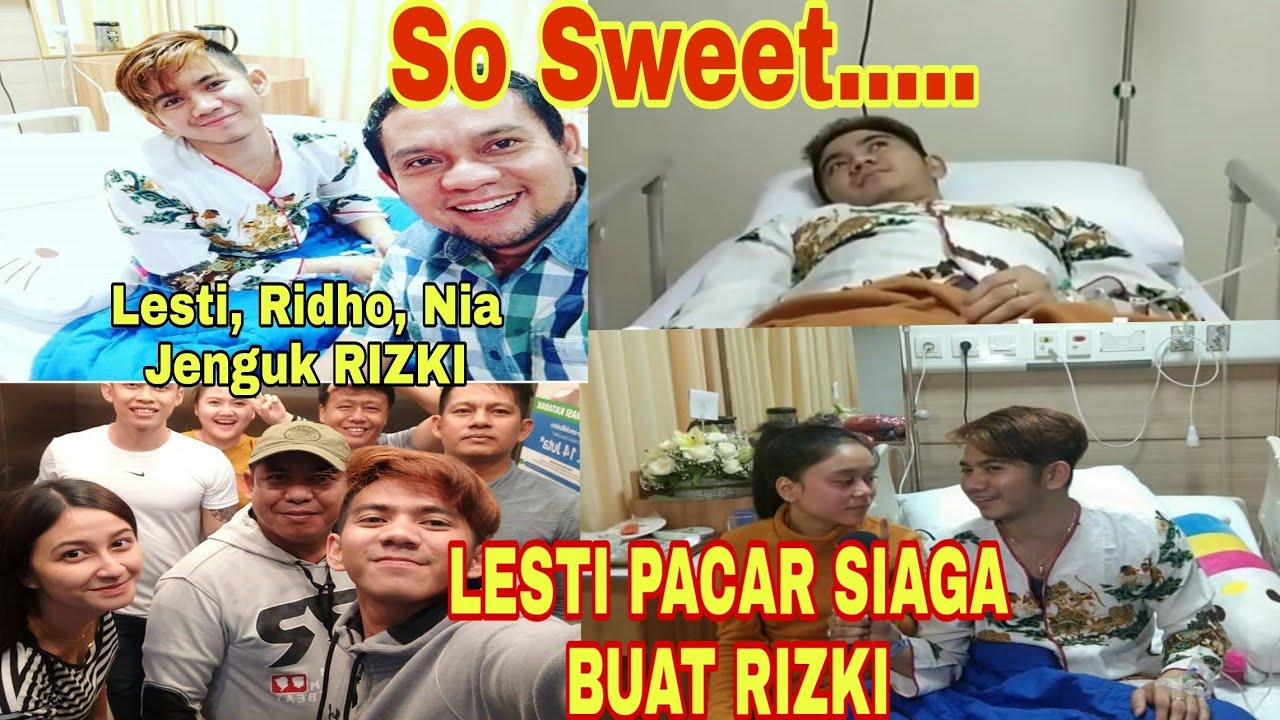LESTI,RIDHO,NIA Datang Jenguk dan Nemeni RIZKI yang lagi sakit.. So Sweet LESTI Pacar SIAGA