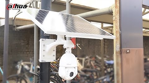 Dahua Integrated Solar Monitoring System: Speed Dome Installation Guide | Dahua 4G PTZ