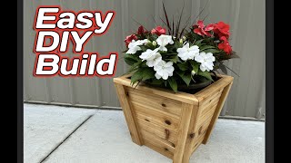 Easy DIY Planter Box Build || How to Build a Planter Box || Cedar Planter Box