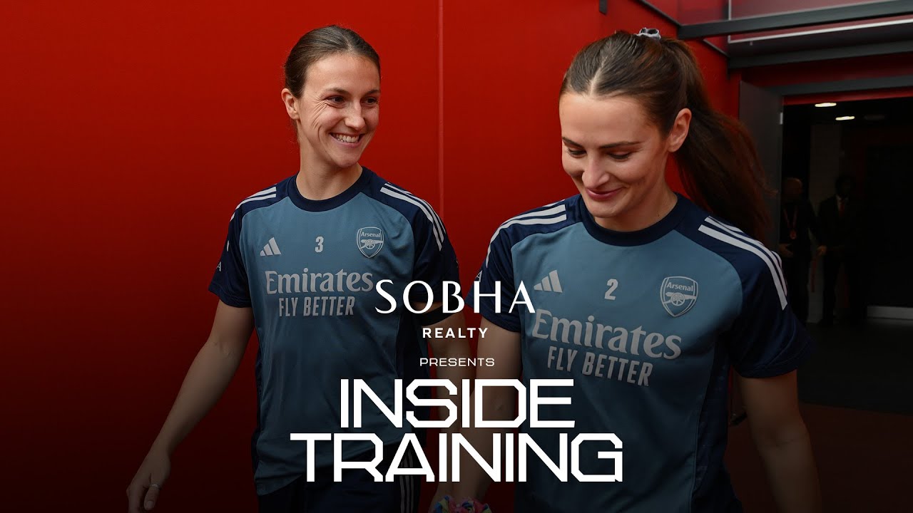 A SURPRISE VISIT FROM THIERRY HENRY 🤩 | INSIDE TRAINING | Arsenal Women train at Emirates Stadium
