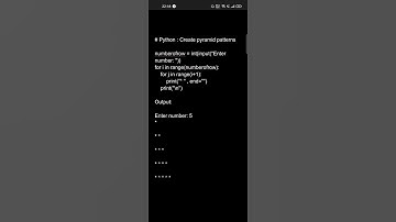 Program to create  Pyramid l Python