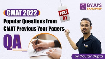 CMAT Exam 2022 | Popular Questions from CMAT Previous Year Paper - Quant | Part 1 | BYJU