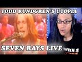 The voice the power todd rundgrens utopia  seven rays live reaction first listen