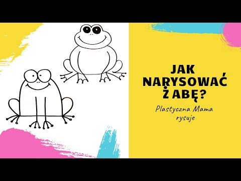 Jak narysować żabę? Tutorial. Nauka rysowania dla dzieci.