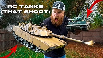 RC Tanks That Do It ALL! | Heng Long German Tiger 1 & Abrams M1A2 Battle Tanks Review 2024