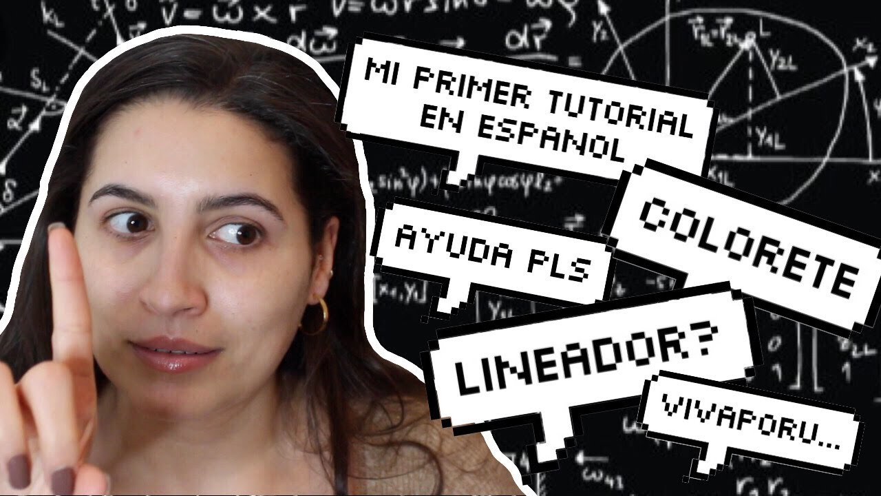 TRYING TO DO A MAKEUP TUTORIAL IN SPANISH YouTube