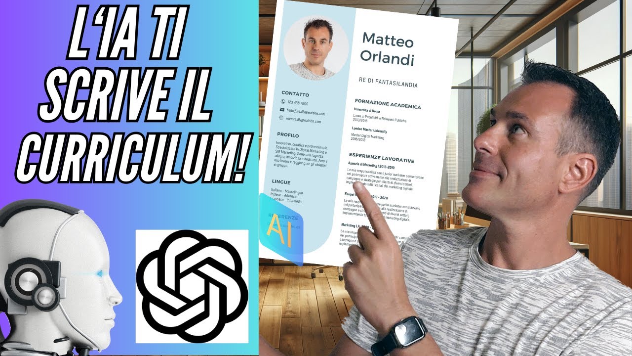Come creare il CURRICULUM PERFETTO grazie all'Intelligenza Artificiale
