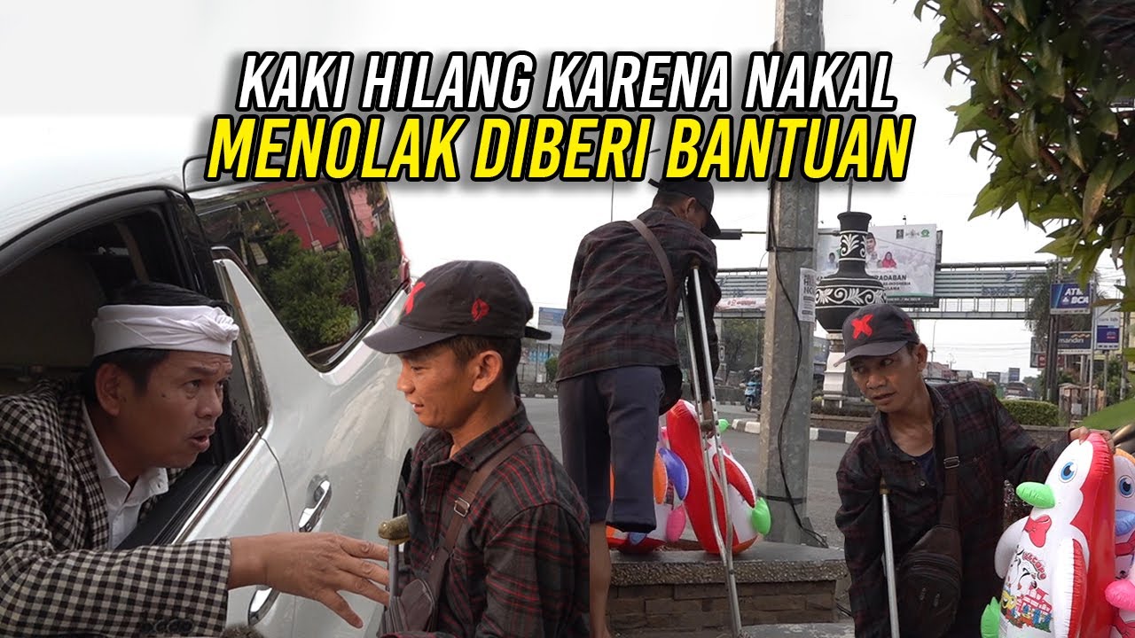 KAKINYA HILANG SEBELAH SAAT NAKAL WAKTU STM | KINI JUALAN MAINAN | MENOLAK SAAT DIBERI BANTUAN