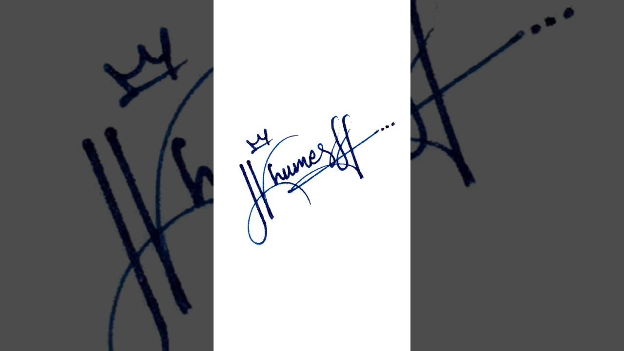 Khumesh 🔥 Name 🥰 Signature 🔥 || 