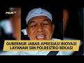 GUBERNUR JABAR APRESIASI INOVASI LAYANAN SIM POLRESTRO BEKASI