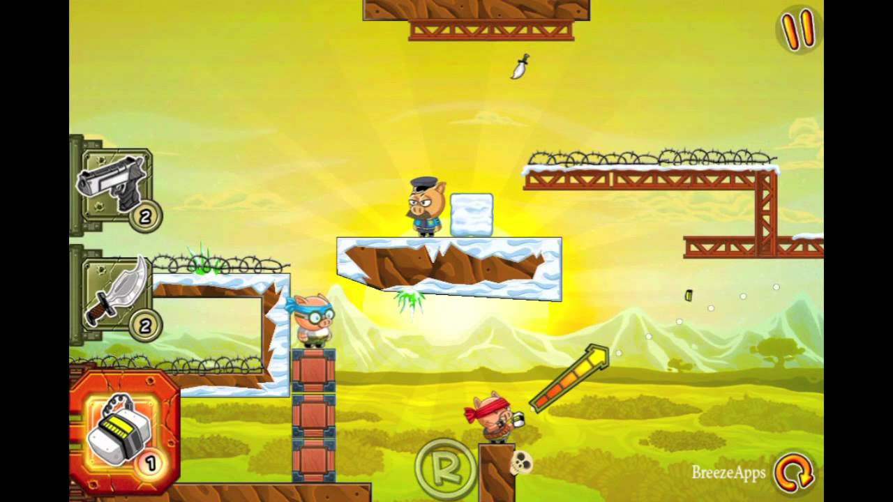 Hambo Gunslinger level 5-32 Walkthrough Gameplay (Gold Medal Level 32 Solution)